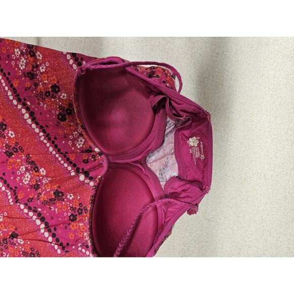 Y2K Energie Babydoll Floral Slip Dress Sz M Dark Bloomcore Fairy Grunge. - Picture 4 of 7